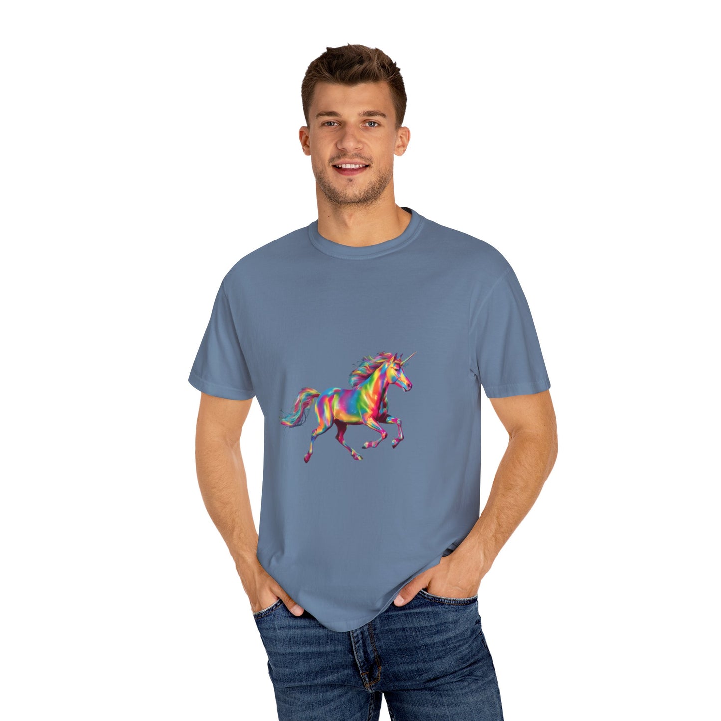 Rainbow Unicorn T-Shirt | Unisex Premium Cotton – Self-Expression & Pride