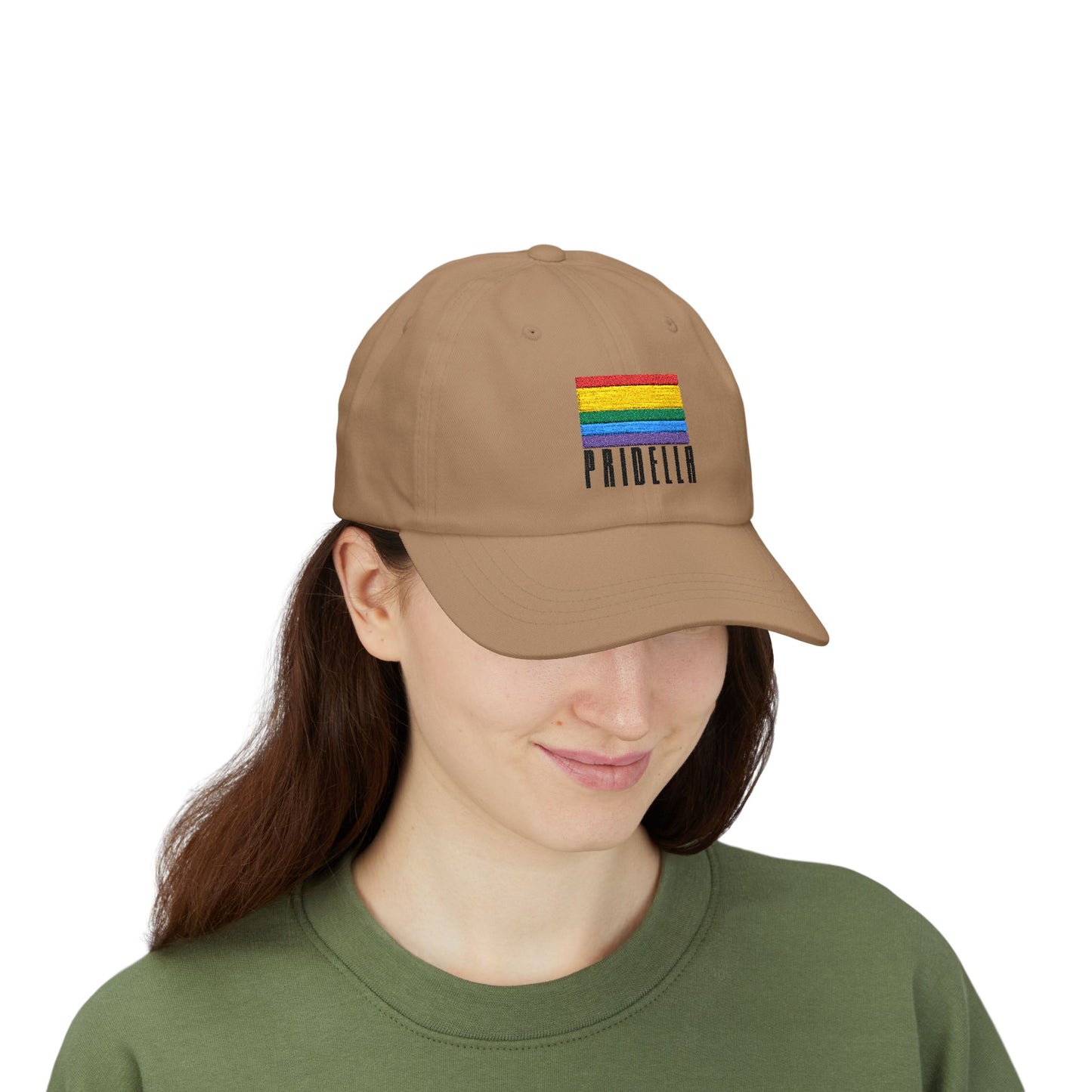 Pridella Pride Dad Cap | Classic Embroidered Hat – LGBTQ+ Pride Accessory