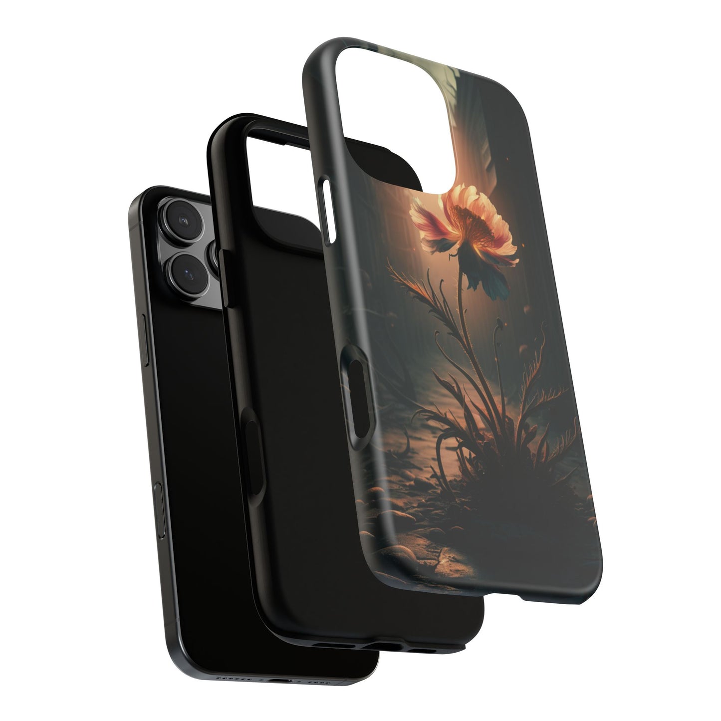 Flower in the Dark iPhone Case – Artistic Custom Protective Case