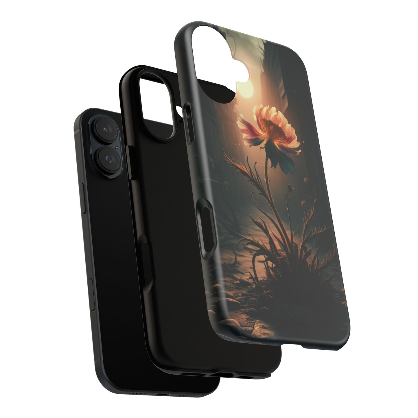 Flower in the Dark iPhone Case – Artistic Custom Protective Case