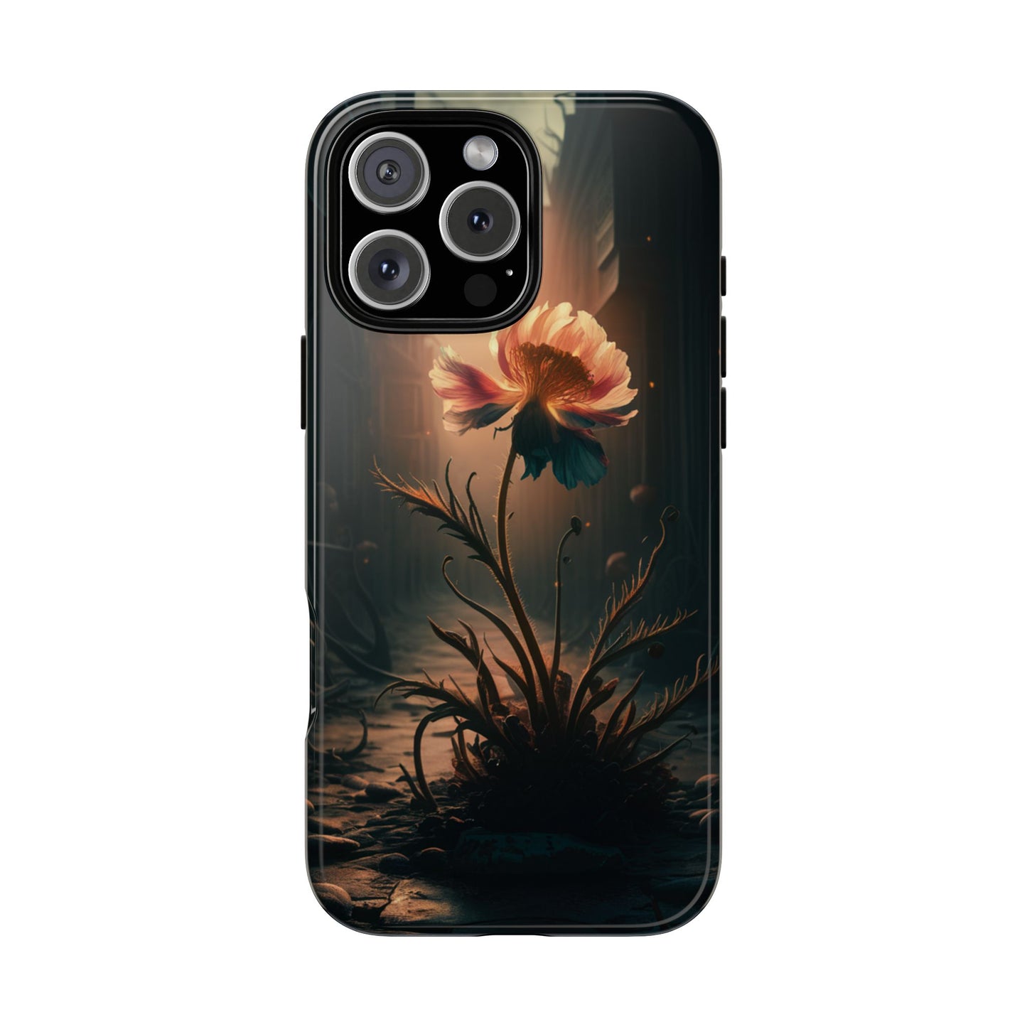 Flower in the Dark iPhone Case – Artistic Custom Protective Case