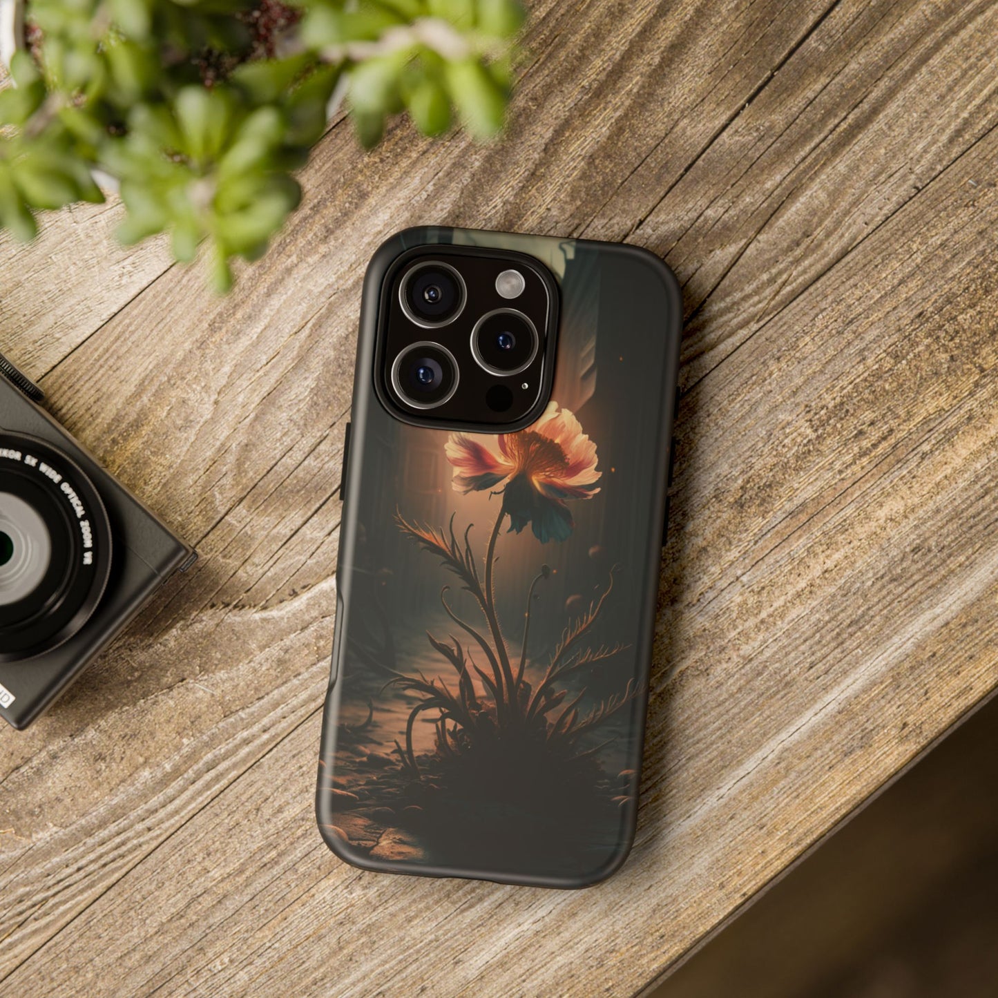 Flower in the Dark iPhone Case – Artistic Custom Protective Case