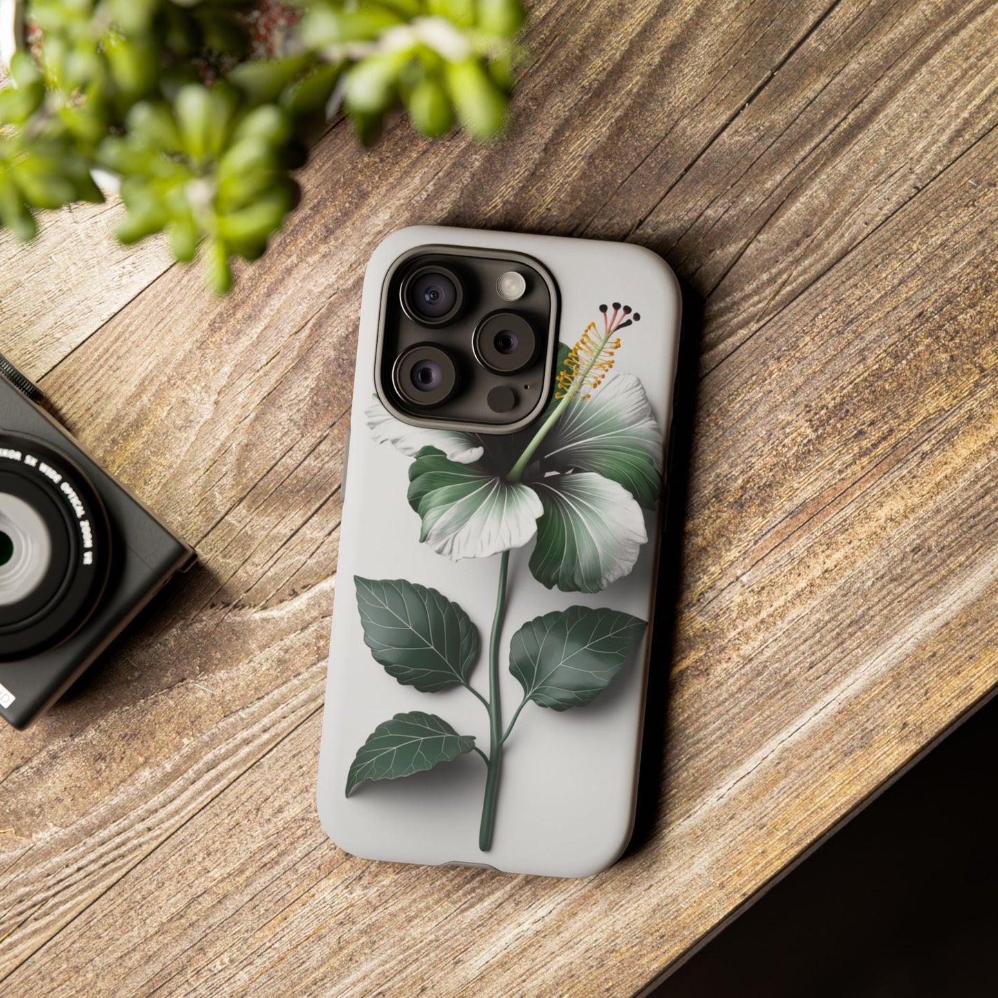 Hibiscus Floral iPhone Case - Premium Protective Case | Predella