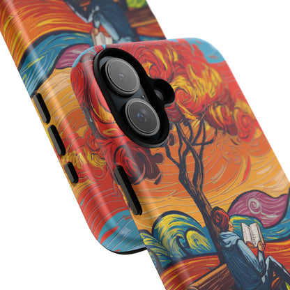 Reading in Nature iPhone Case – Artistic & Nature-Inspired Design | Predella