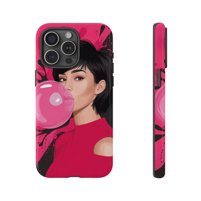 Bubble Gum Girl iPhone Case – Bold & Stylish Custom Design