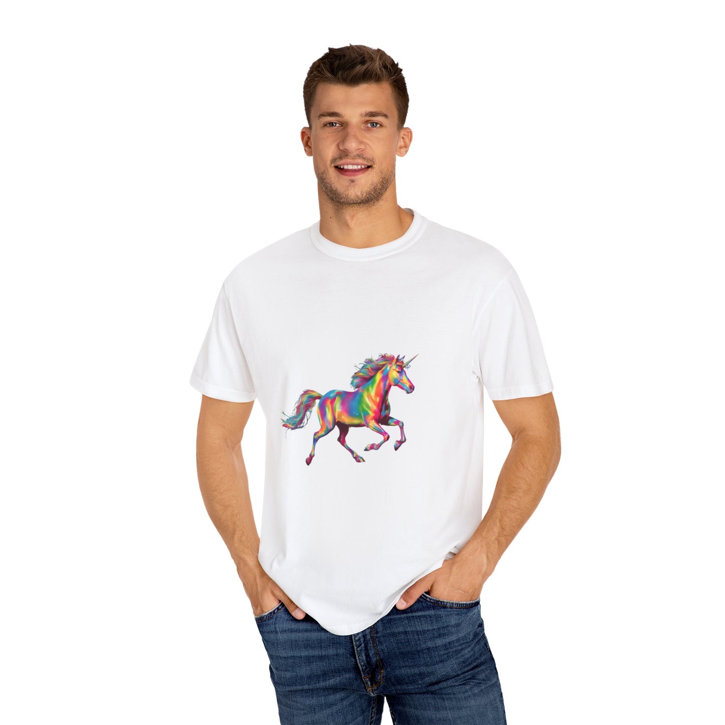 Rainbow Unicorn T-Shirt | Unisex Premium Cotton – Self-Expression & Pride