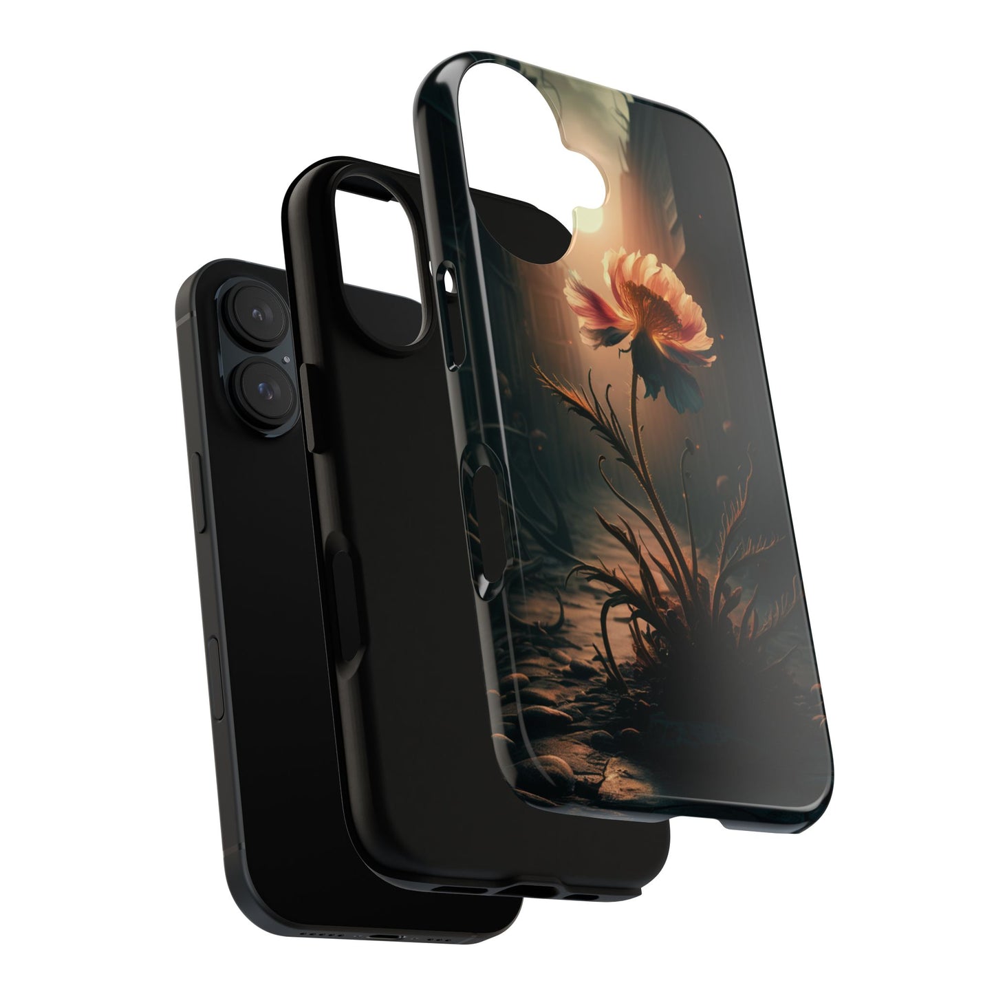 Flower in the Dark iPhone Case – Artistic Custom Protective Case