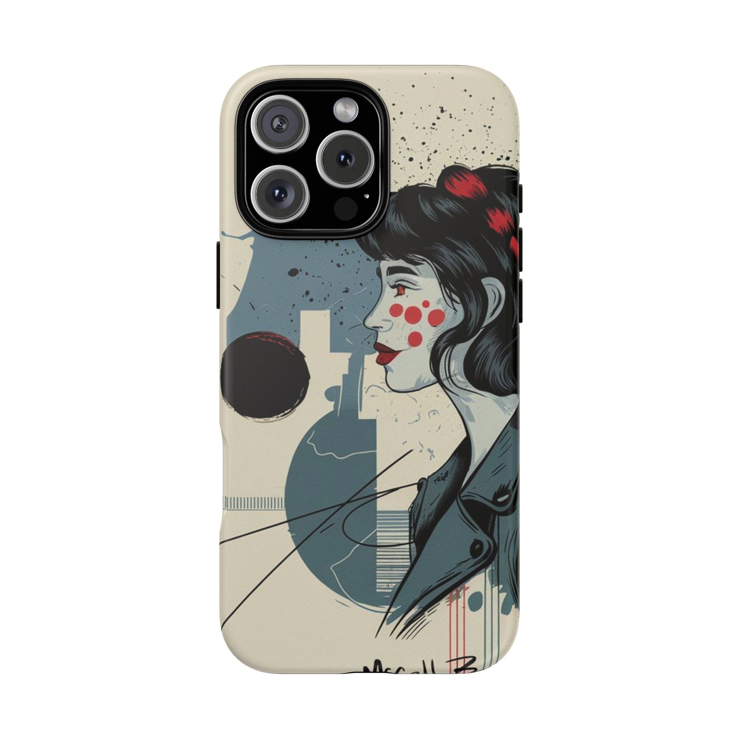 Pop Art Woman iPhone Case – Modern Custom Design with Bold Colors | Predella