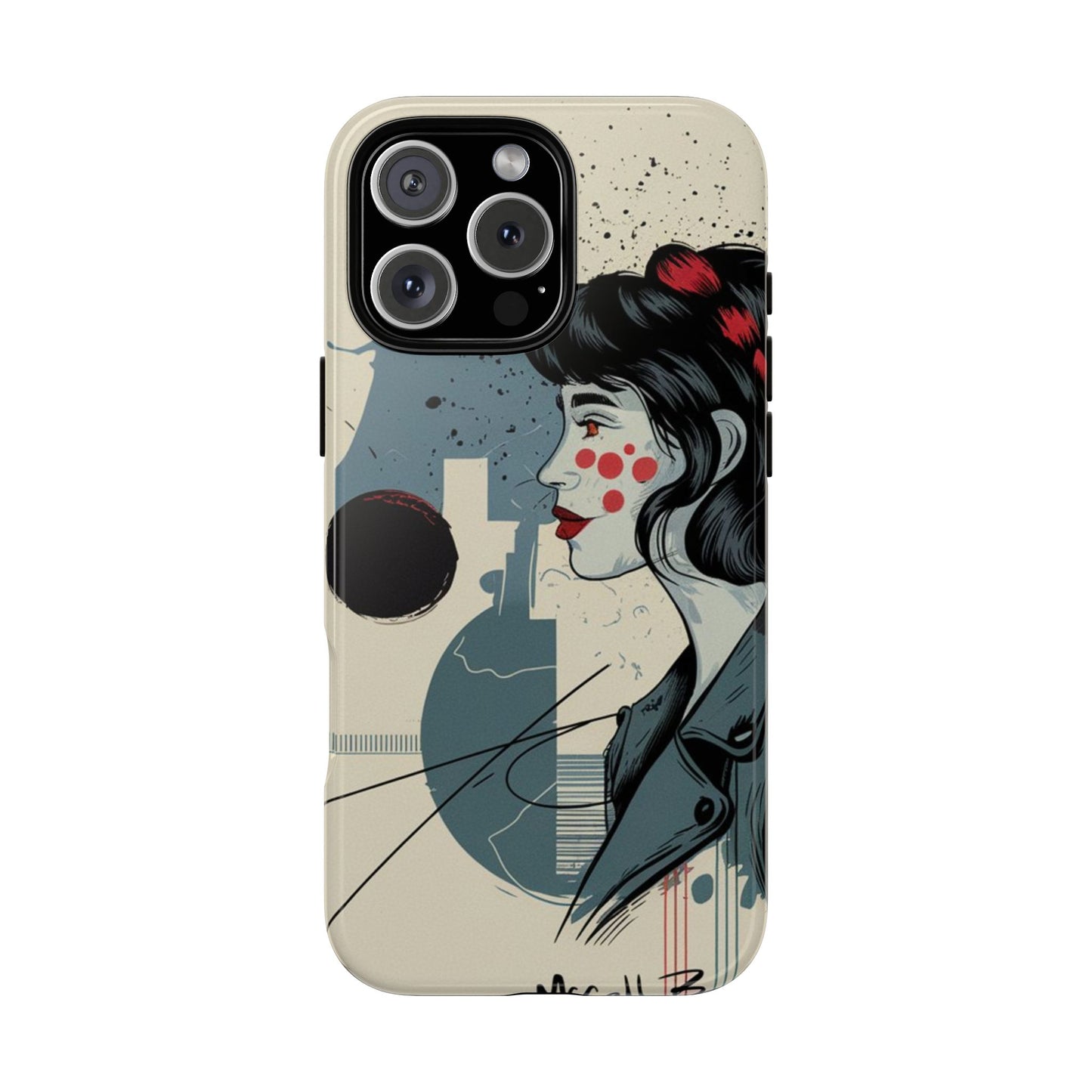 Pop Art Woman iPhone Case – Modern Custom Design with Bold Colors | Predella