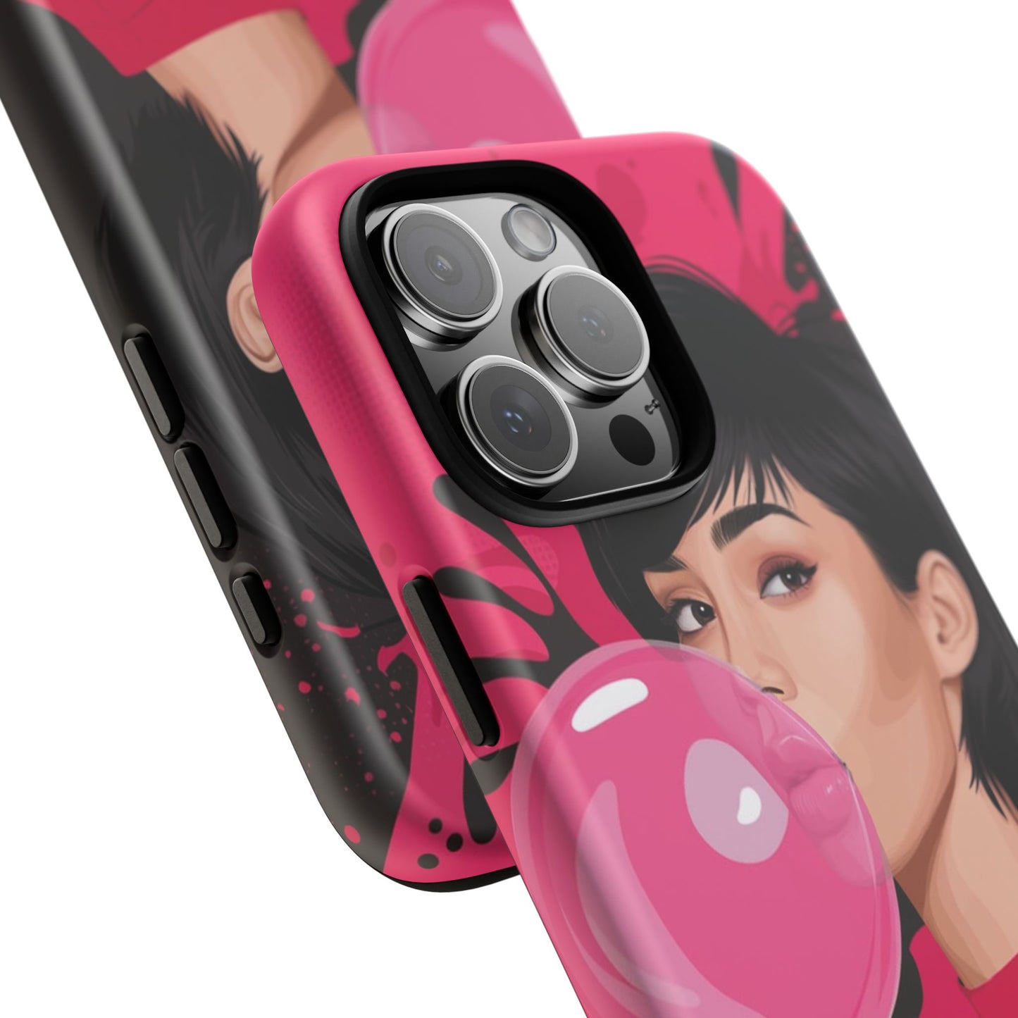 Bubble Gum Girl iPhone Case – Bold & Stylish Custom Design