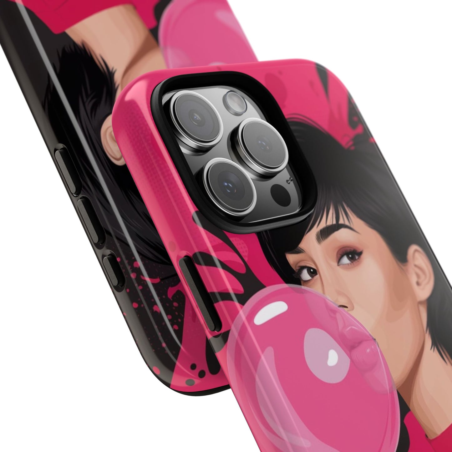 Bubble Gum Girl iPhone Case – Bold & Stylish Custom Design