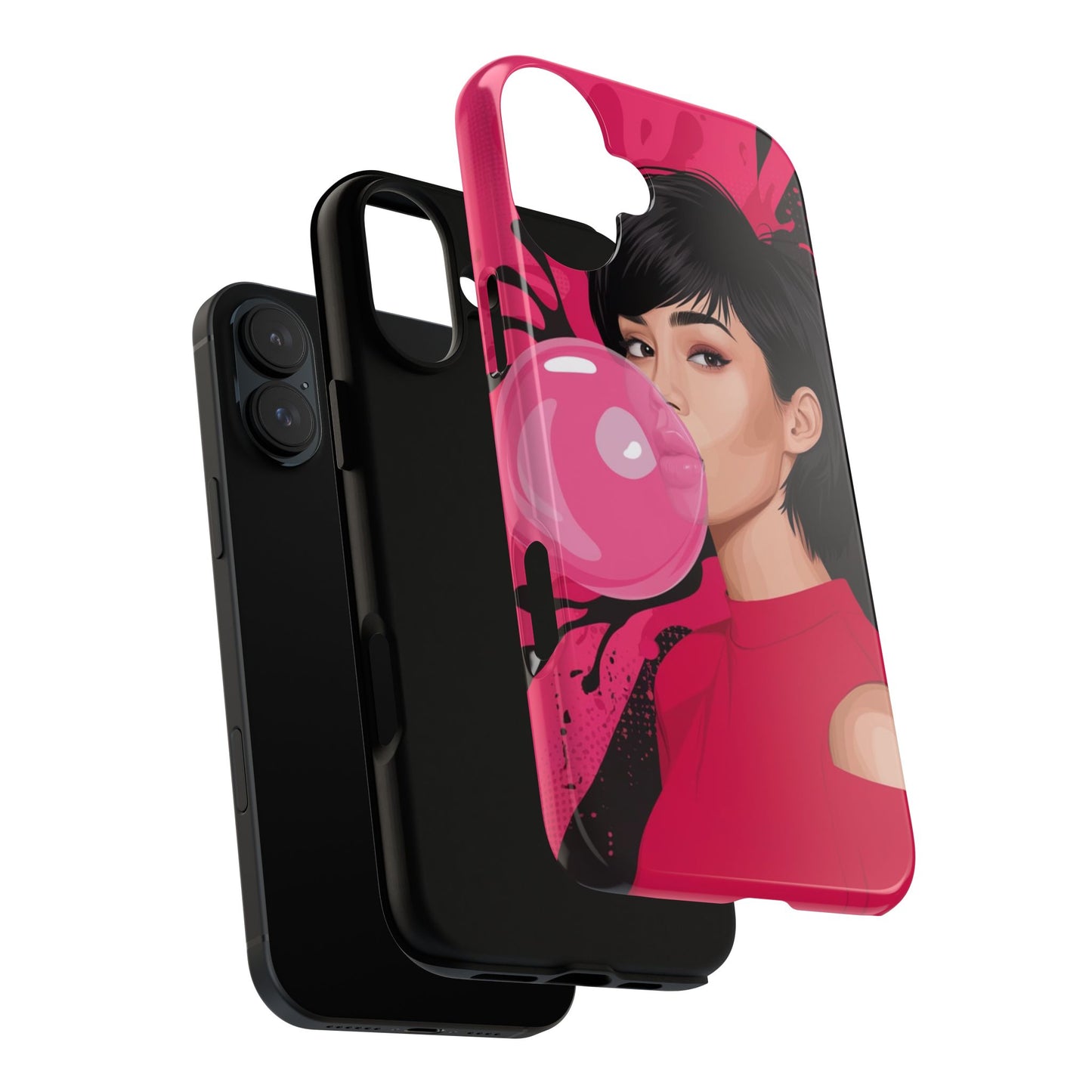 Bubble Gum Girl iPhone Case – Bold & Stylish Custom Design