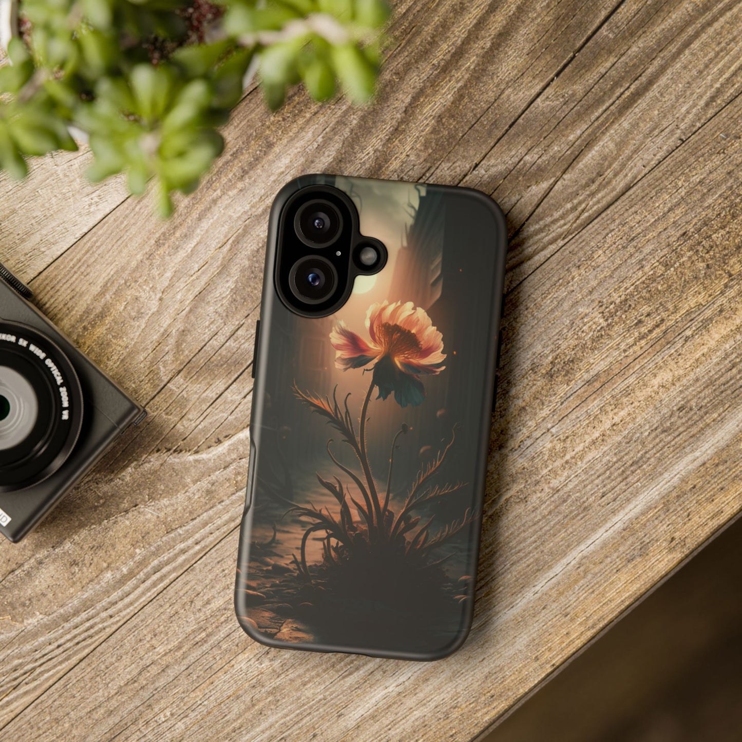 Flower in the Dark iPhone Case – Artistic Custom Protective Case