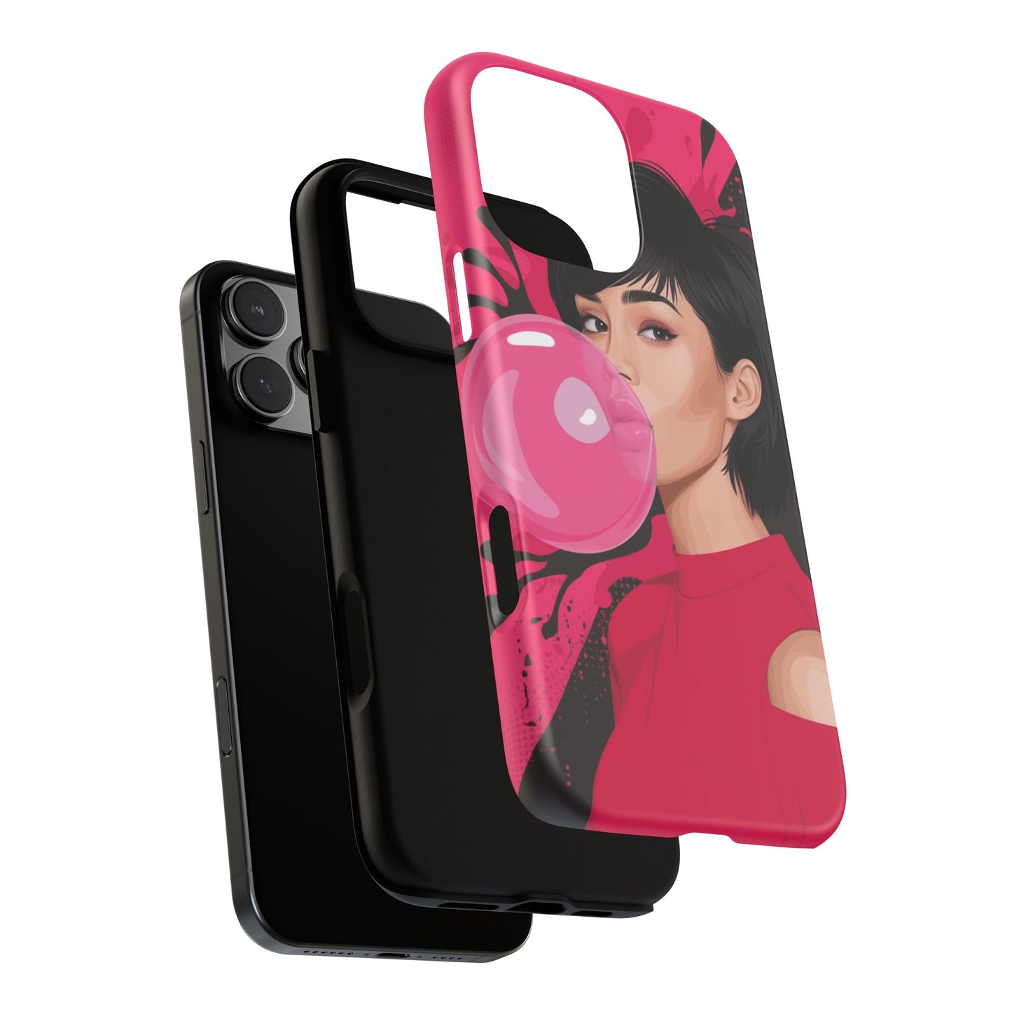 Bubble Gum Girl iPhone Case – Bold & Stylish Custom Design