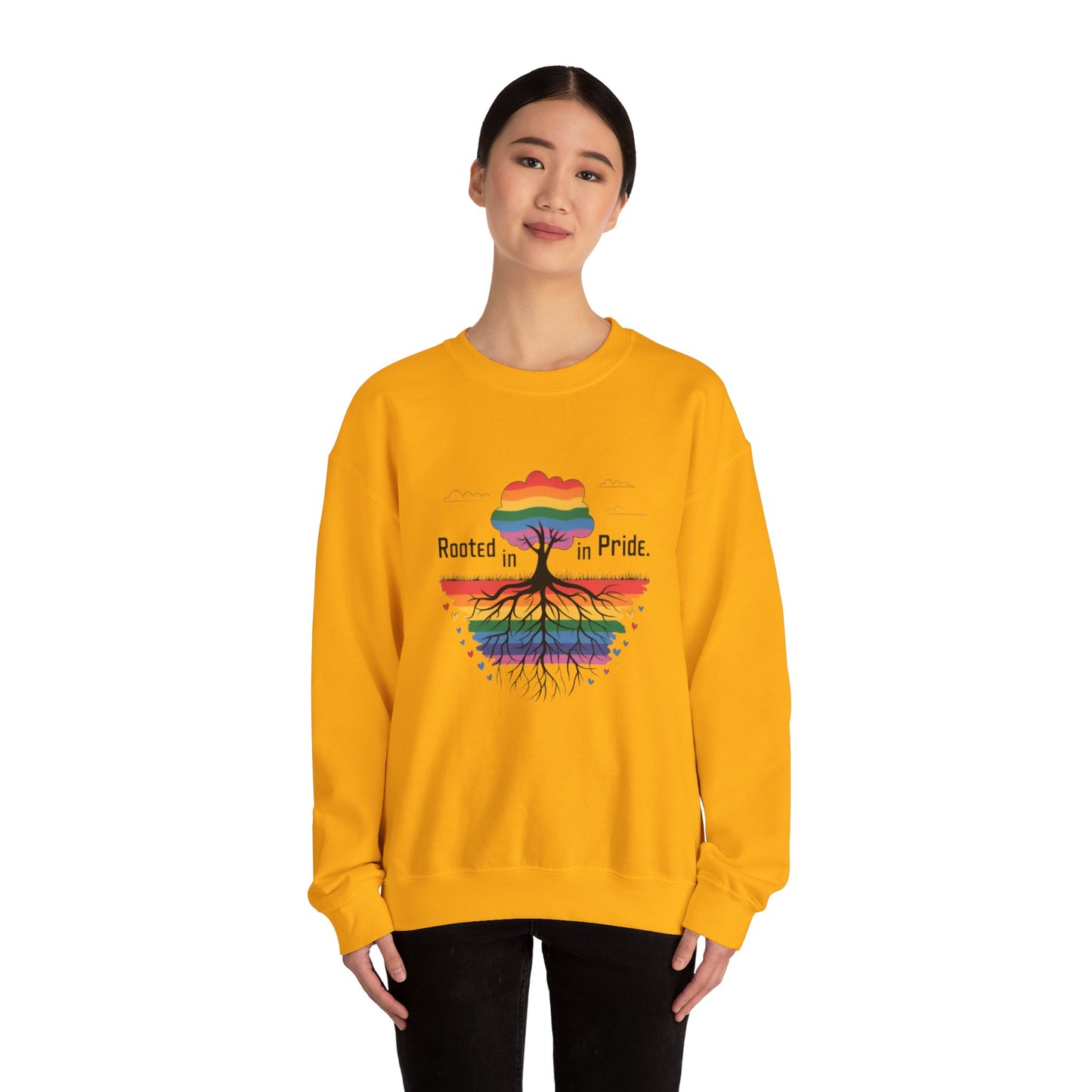 Rooted in Pride – Unisex Heavy Blend Crewneck Sweatshirt