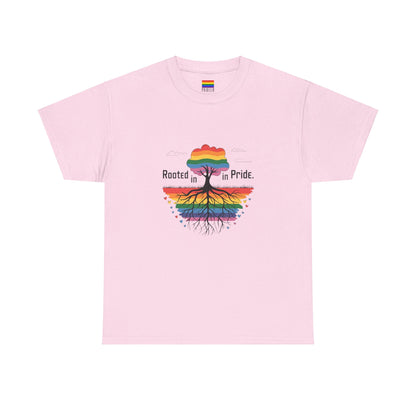 Rooted in Pride T-Shirt | Unisex Premium Cotton – LGBTQ+ Equality & Unity