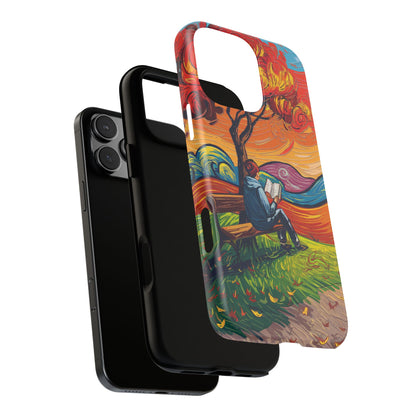 Reading in Nature iPhone Case – Artistic & Nature-Inspired Design | Predella