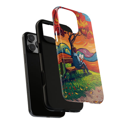 Reading in Nature iPhone Case – Artistic & Nature-Inspired Design | Predella