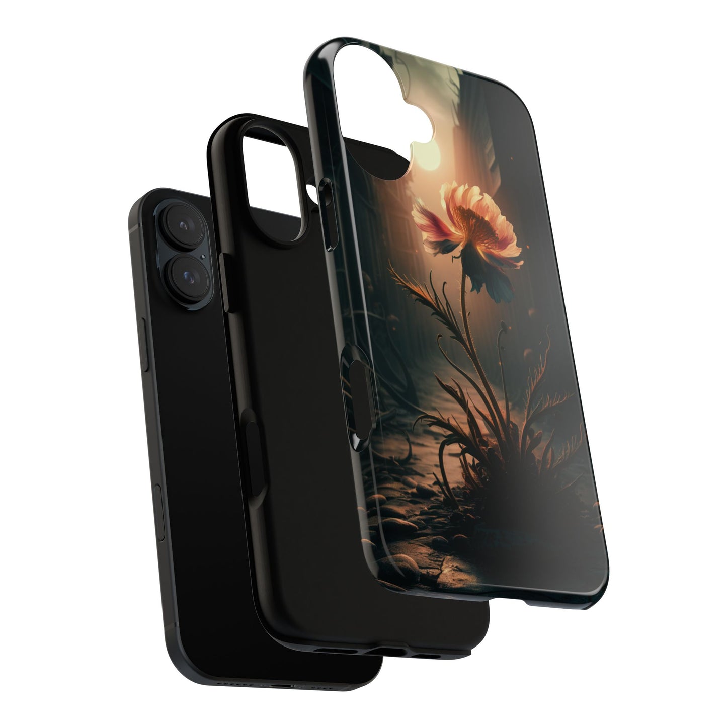 Flower in the Dark iPhone Case – Artistic Custom Protective Case