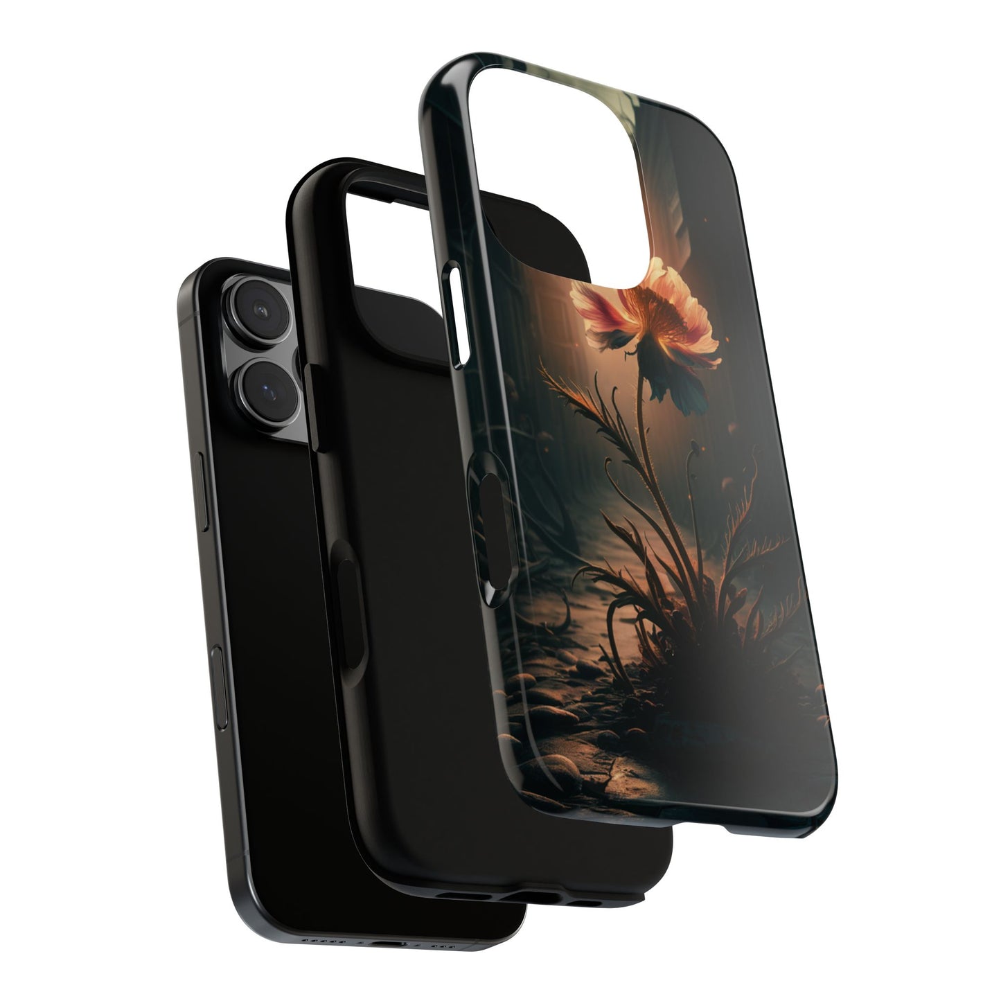 Flower in the Dark iPhone Case – Artistic Custom Protective Case