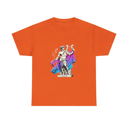 Ancient Greek Pride Statue T-Shirt | Genderfluid & Bisexual Flag