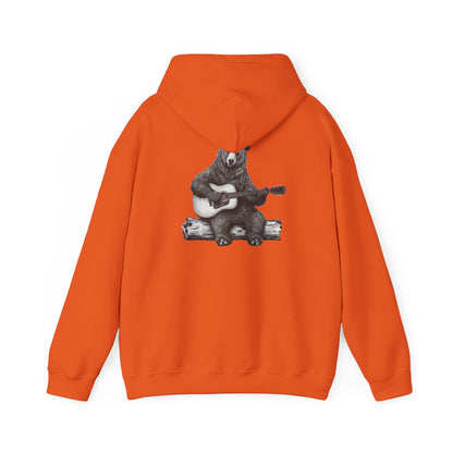 Bear Playing Guitar Hoodie – Fun & Unique Custom Design