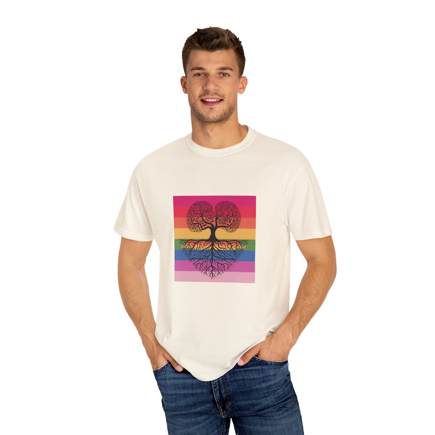 Rooted in Love T-Shirt | Unisex Premium Cotton – LGBTQ+ Pride & Unity