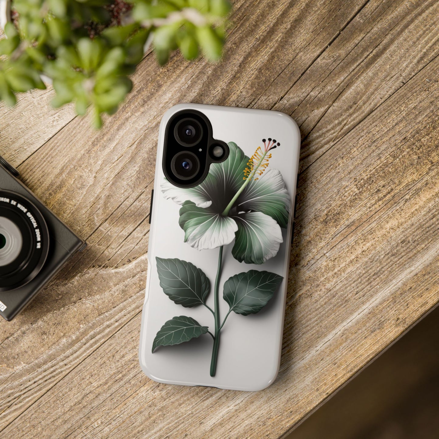 Hibiscus Floral iPhone Case - Premium Protective Case | Predella