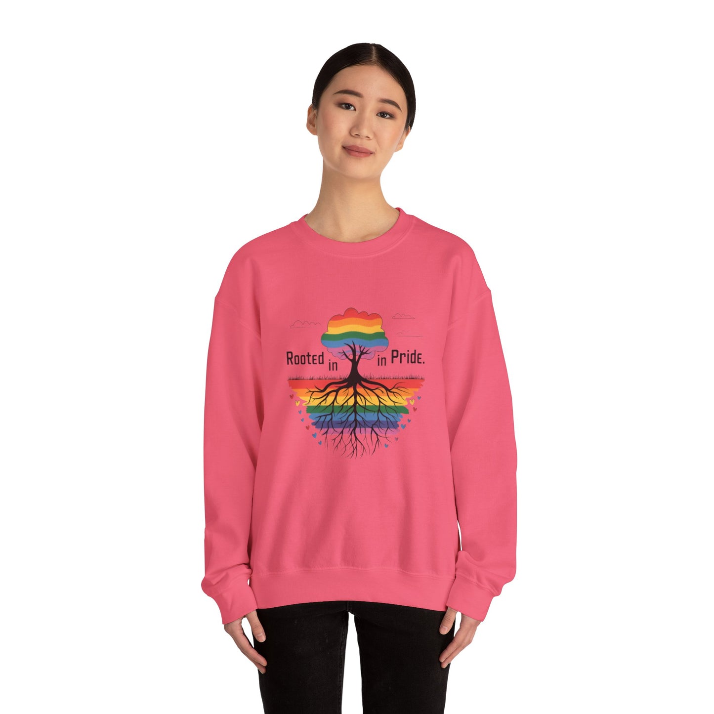 Rooted in Pride – Unisex Heavy Blend Crewneck Sweatshirt