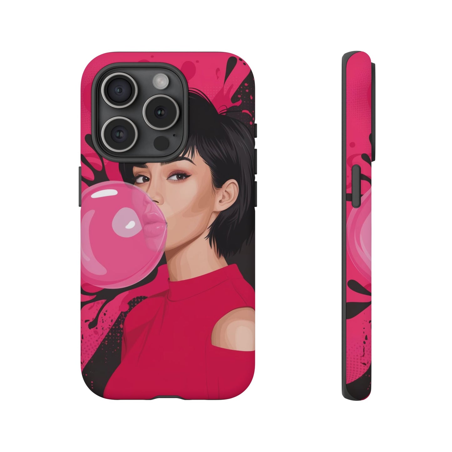 Bubble Gum Girl iPhone Case – Bold & Stylish Custom Design