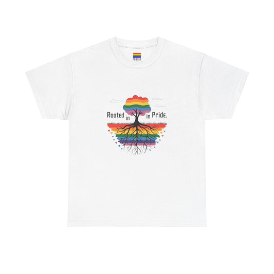 Rooted in Pride T-Shirt | Unisex Premium Cotton – LGBTQ+ Equality & Unity