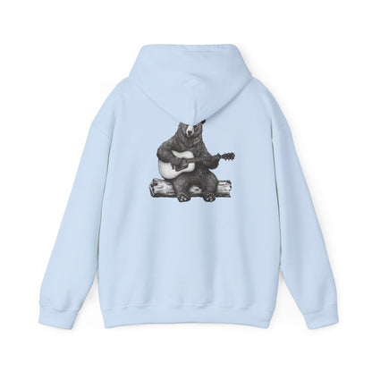 Bear Playing Guitar Hoodie – Fun & Unique Custom Design