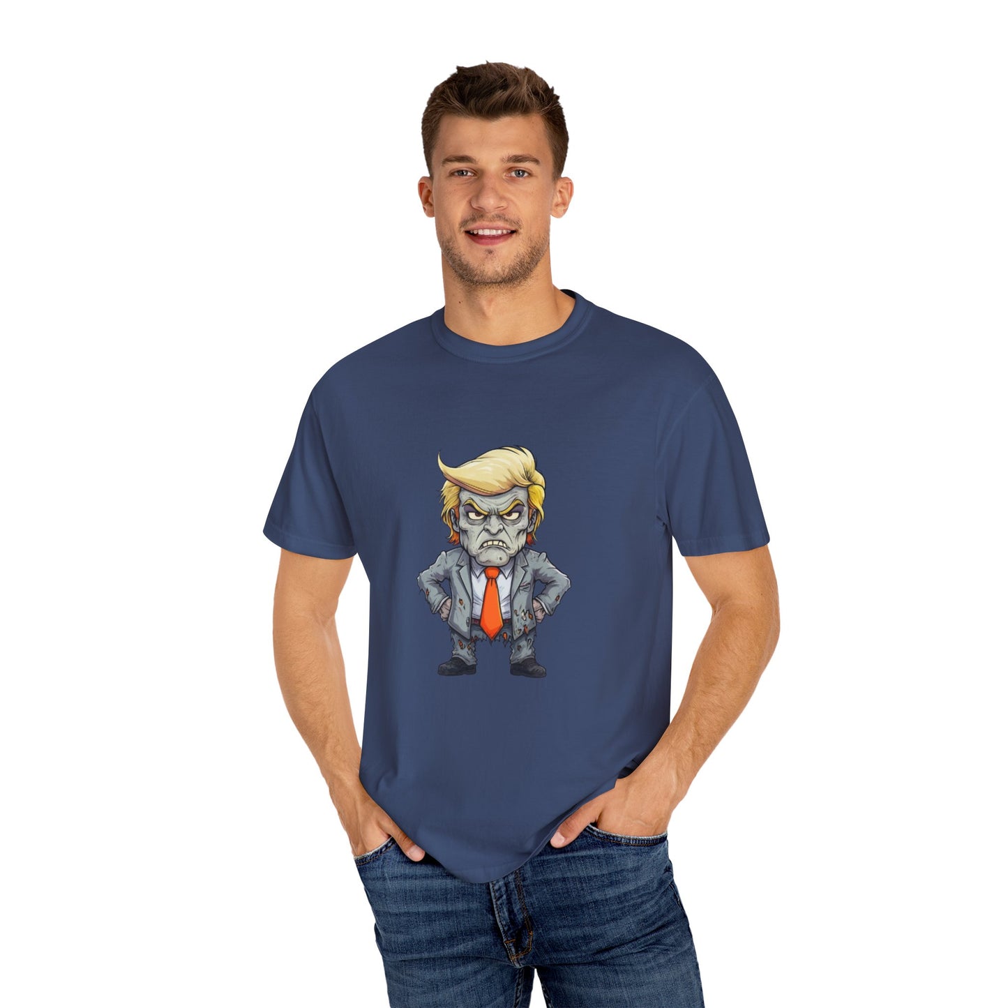 Zombie Politician T-Shirt | Unisex Satirical Statement Tee