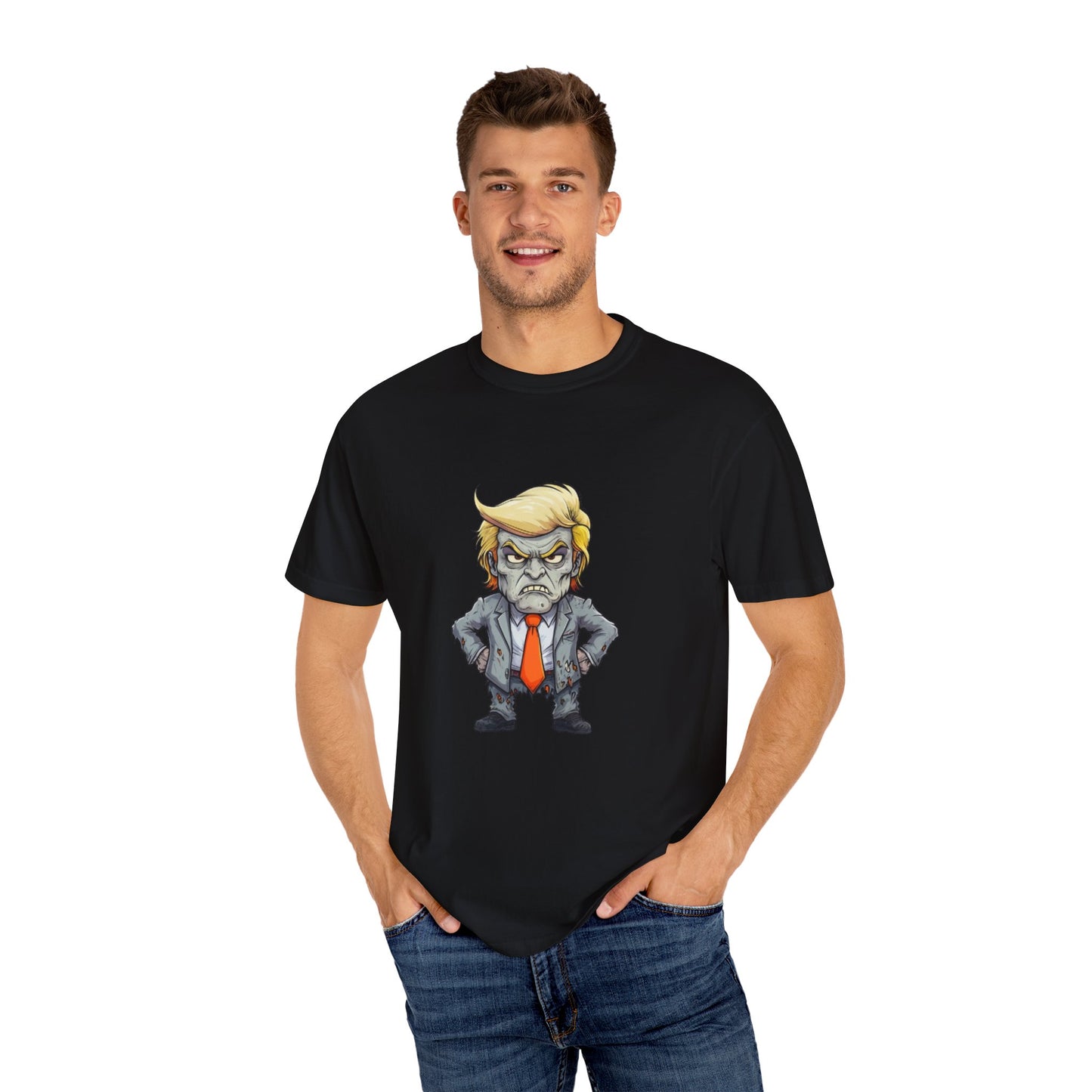 Zombie Politician T-Shirt | Unisex Satirical Statement Tee