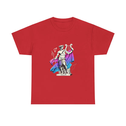 Ancient Greek Pride Statue T-Shirt | Genderfluid & Bisexual Flag