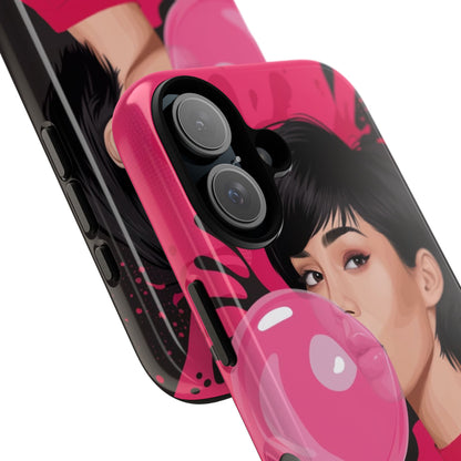 Bubble Gum Girl iPhone Case – Bold & Stylish Custom Design