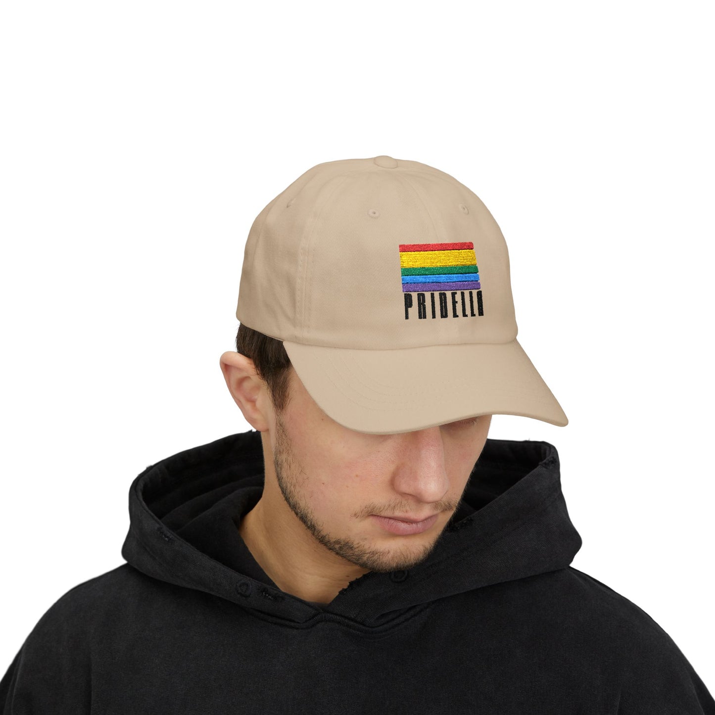 Pridella Pride Dad Cap | Classic Embroidered Hat – LGBTQ+ Pride Accessory