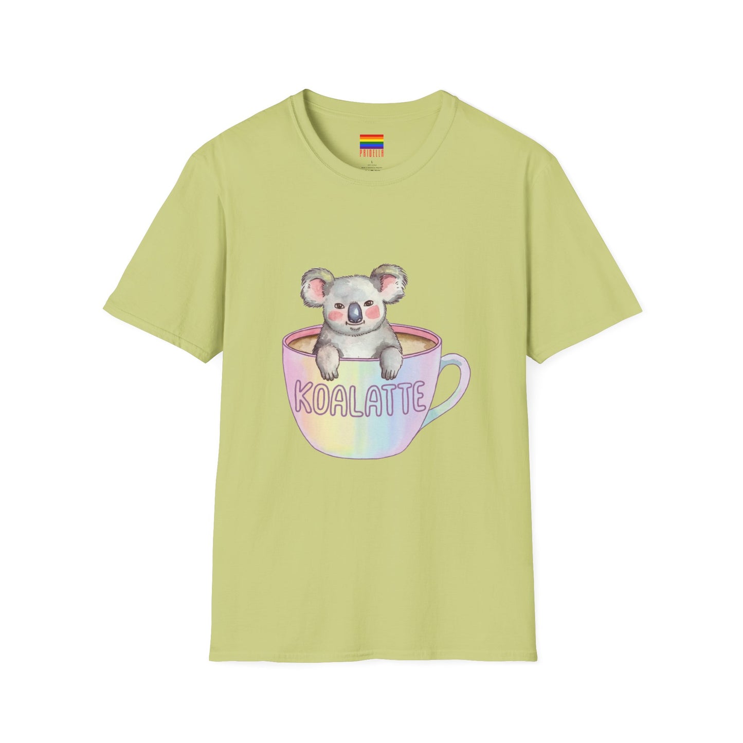 Koalatte Cute Coffee T-Shirt | Koala & Latte Design | Pridella