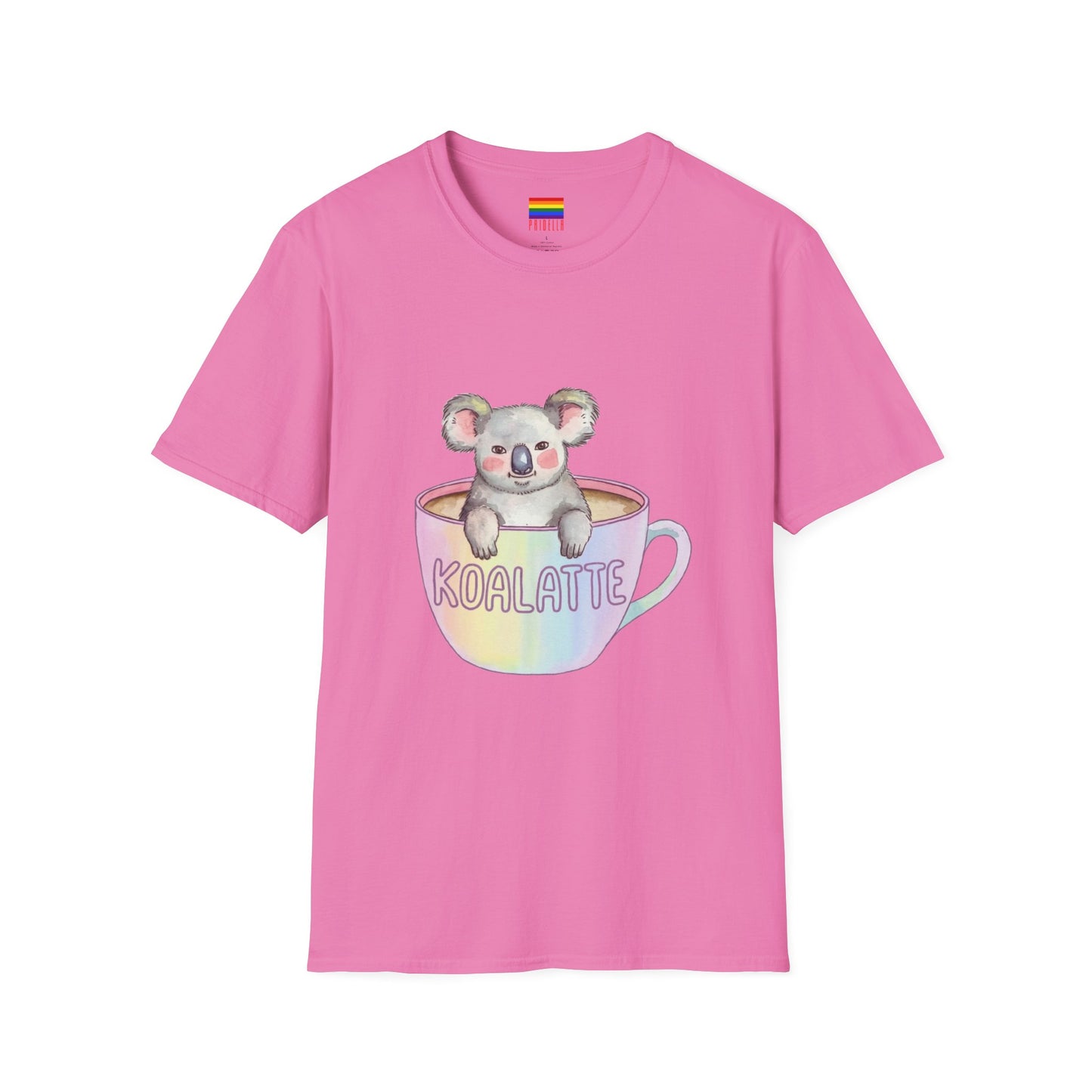 Koalatte Cute Coffee T-Shirt | Koala & Latte Design | Pridella