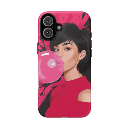 Bubble Gum Girl iPhone Case – Bold & Stylish Custom Design