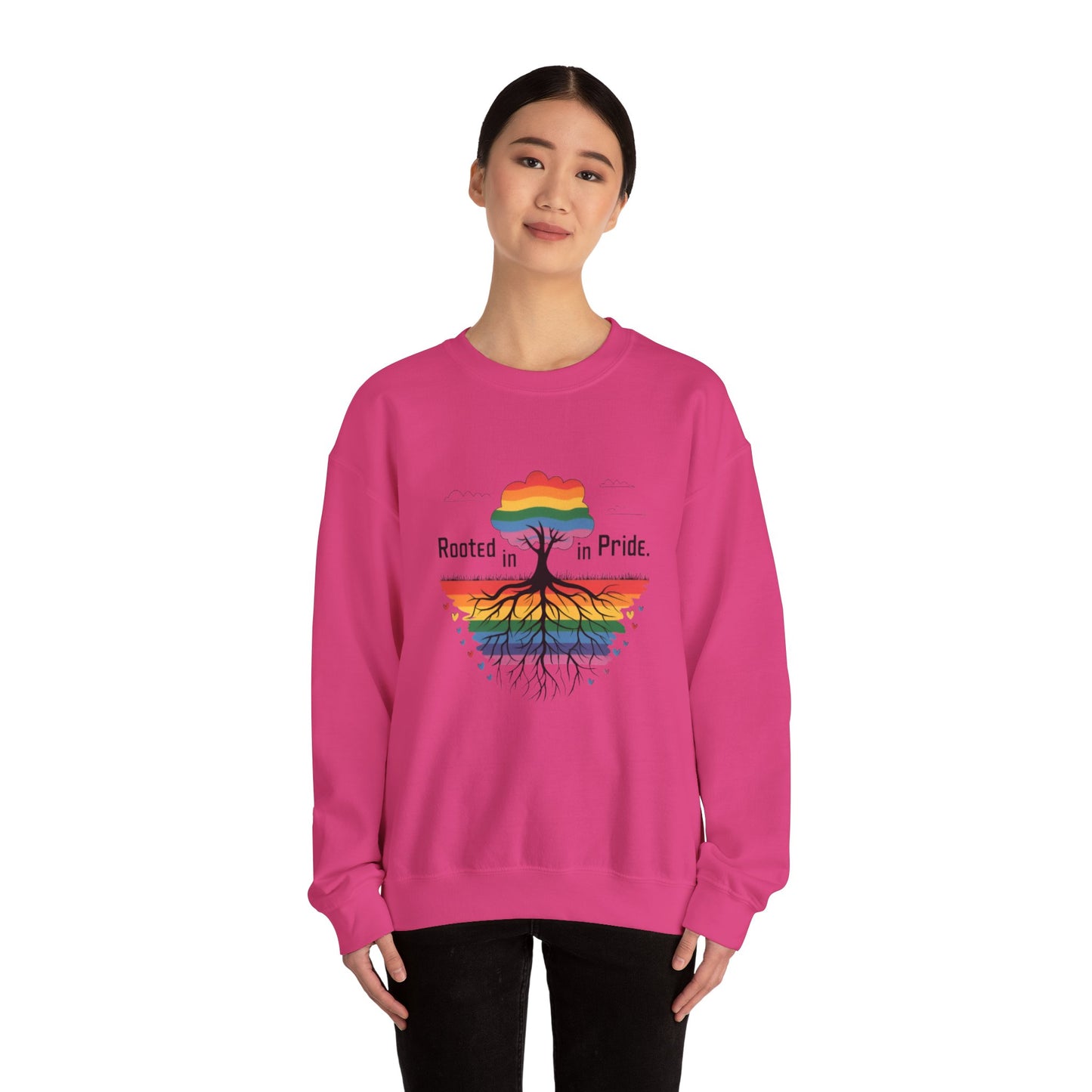 Rooted in Pride – Unisex Heavy Blend Crewneck Sweatshirt