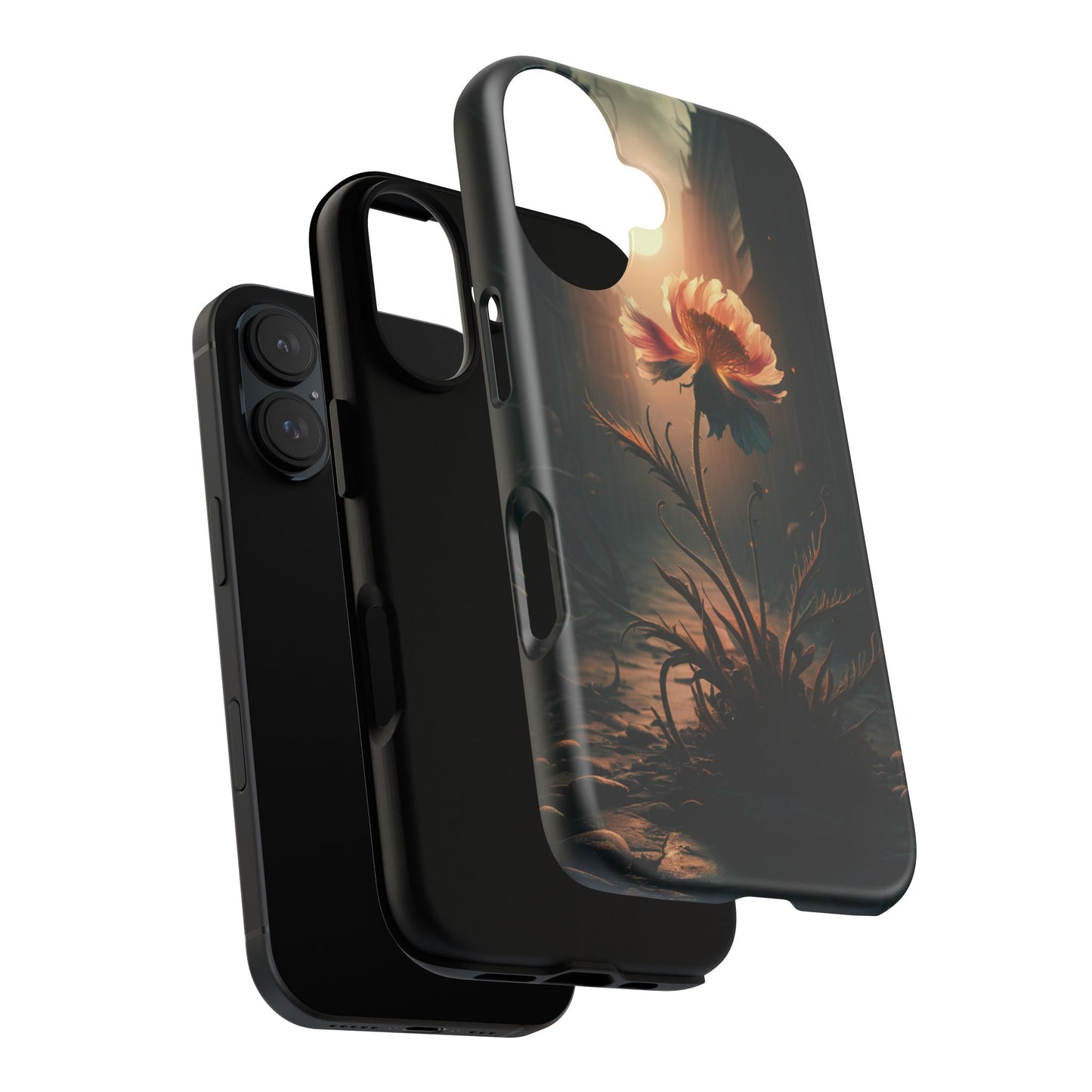 Flower in the Dark iPhone Case – Artistic Custom Protective Case