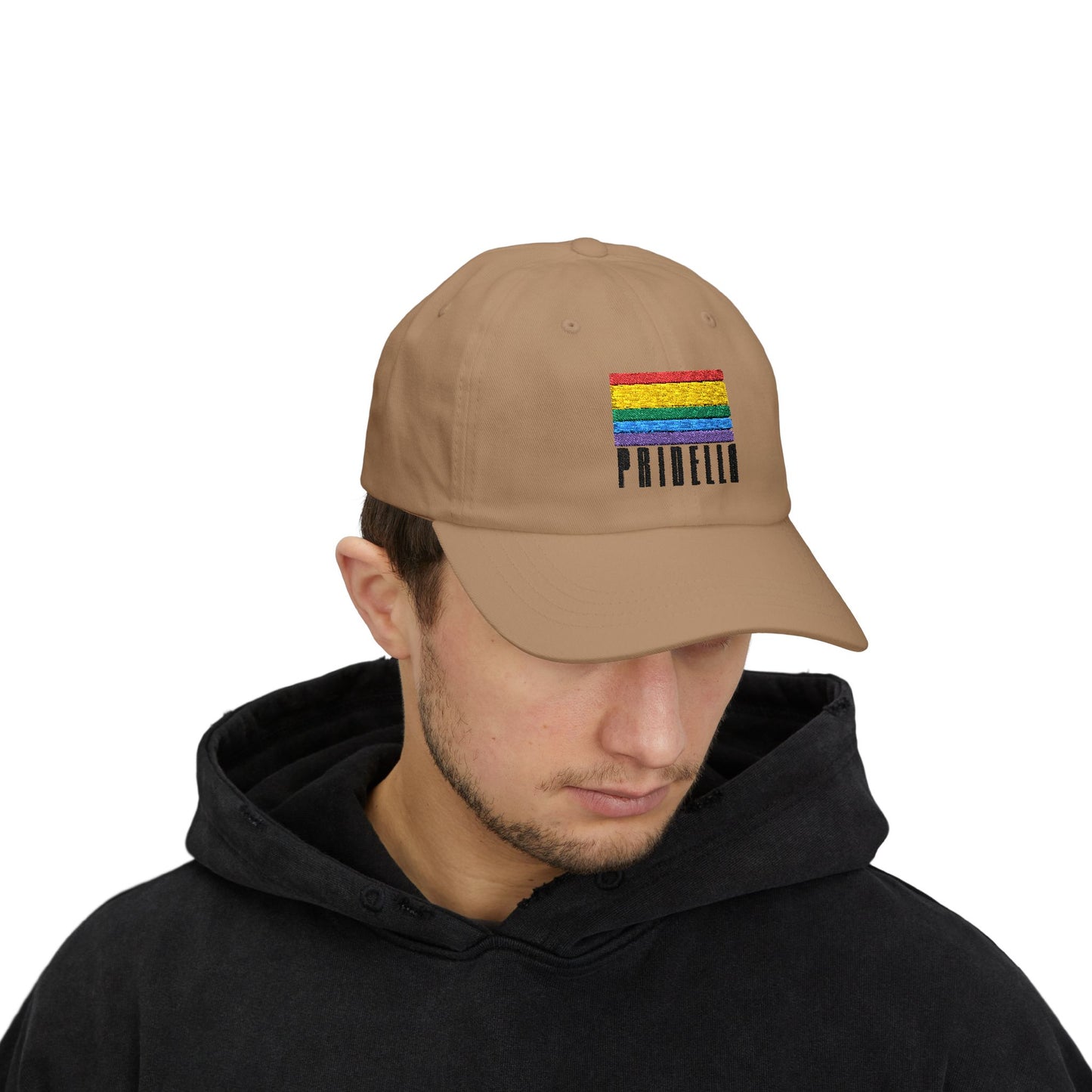 Pridella Pride Dad Cap | Classic Embroidered Hat – LGBTQ+ Pride Accessory