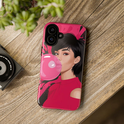 Bubble Gum Girl iPhone Case – Bold & Stylish Custom Design