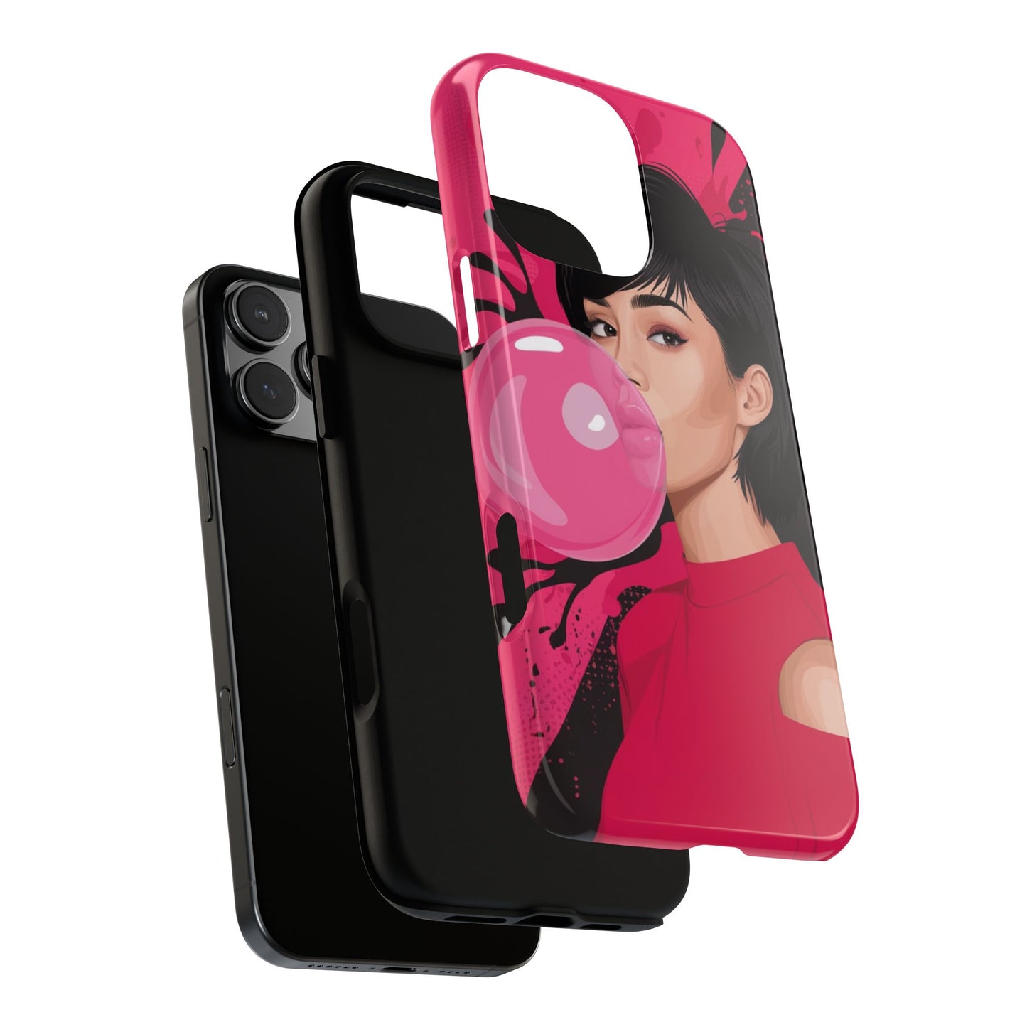 Bubble Gum Girl iPhone Case – Bold & Stylish Custom Design