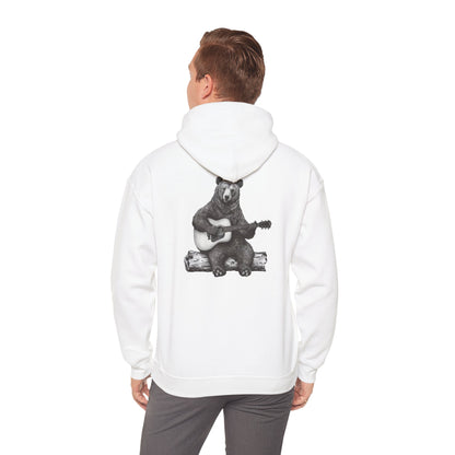 Bear Playing Guitar Hoodie – Fun & Unique Custom Design