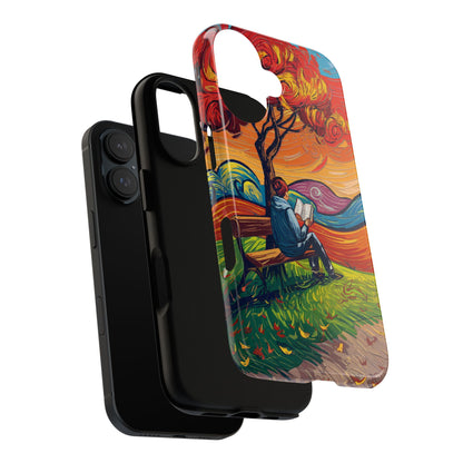 Reading in Nature iPhone Case – Artistic & Nature-Inspired Design | Predella