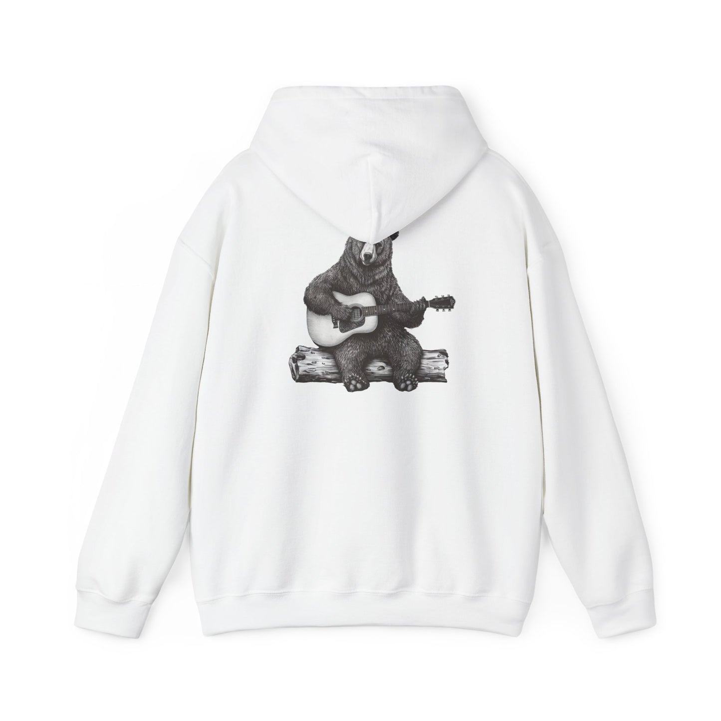 Bear Playing Guitar Hoodie – Fun & Unique Custom Design