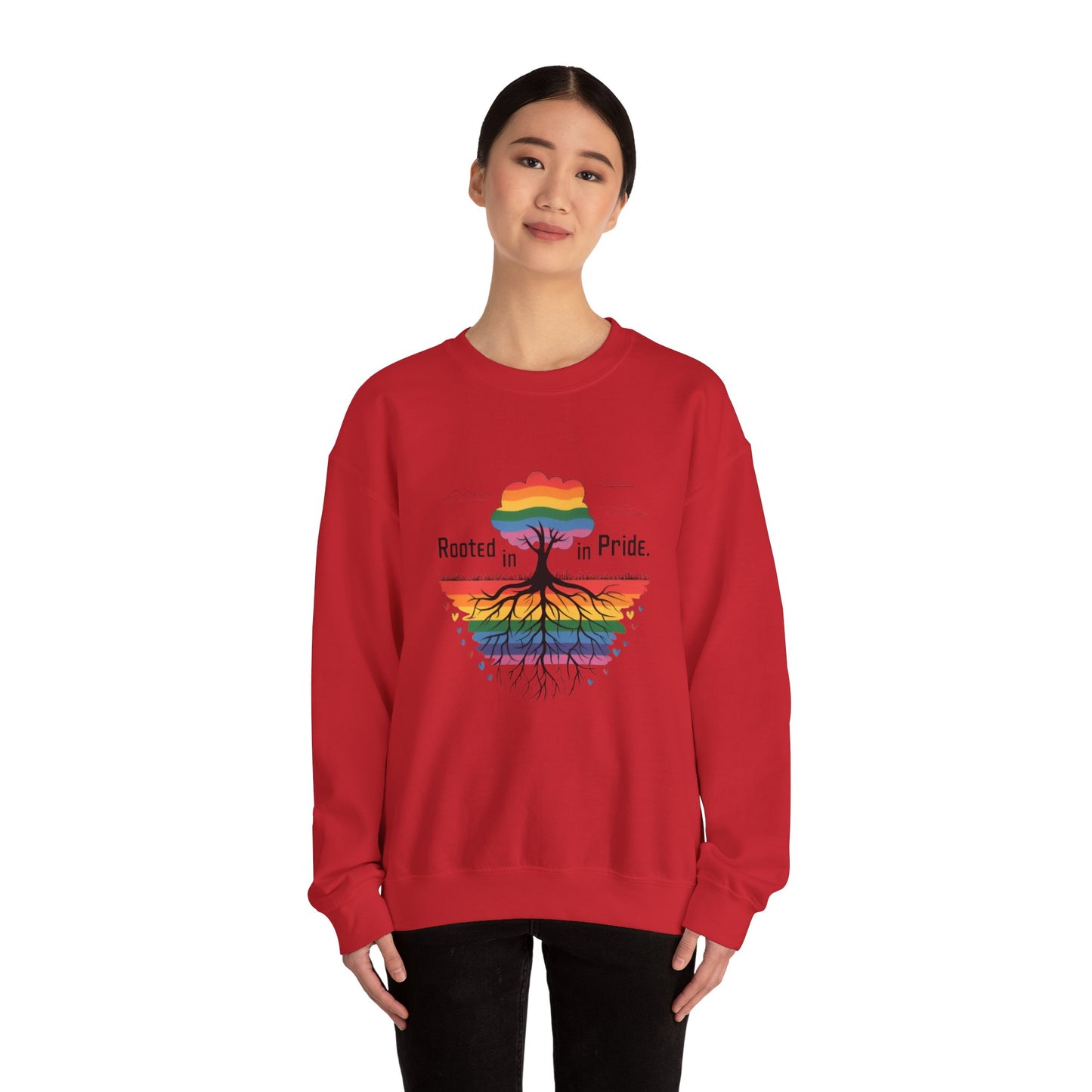 Rooted in Pride – Unisex Heavy Blend Crewneck Sweatshirt