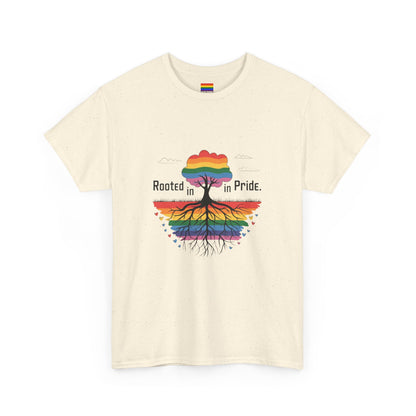 Rooted in Pride T-Shirt | Unisex Premium Cotton – LGBTQ+ Equality & Unity